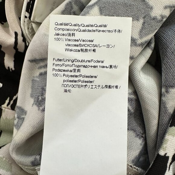 Hugo Boss Abstract Asymmetric Endrisa Faux Wrap Dress Size M - Picture 10 of 10